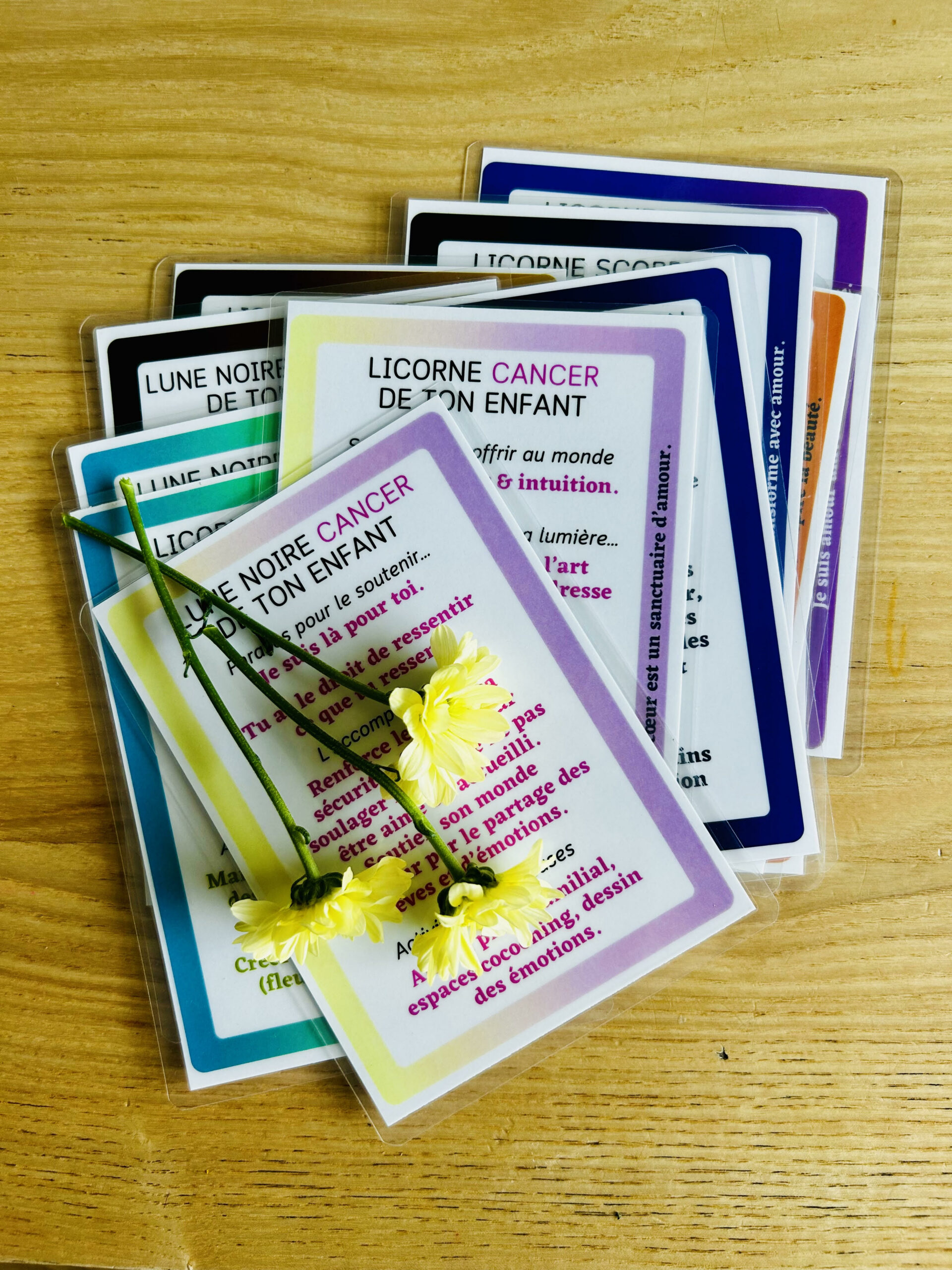 cartes lune noire